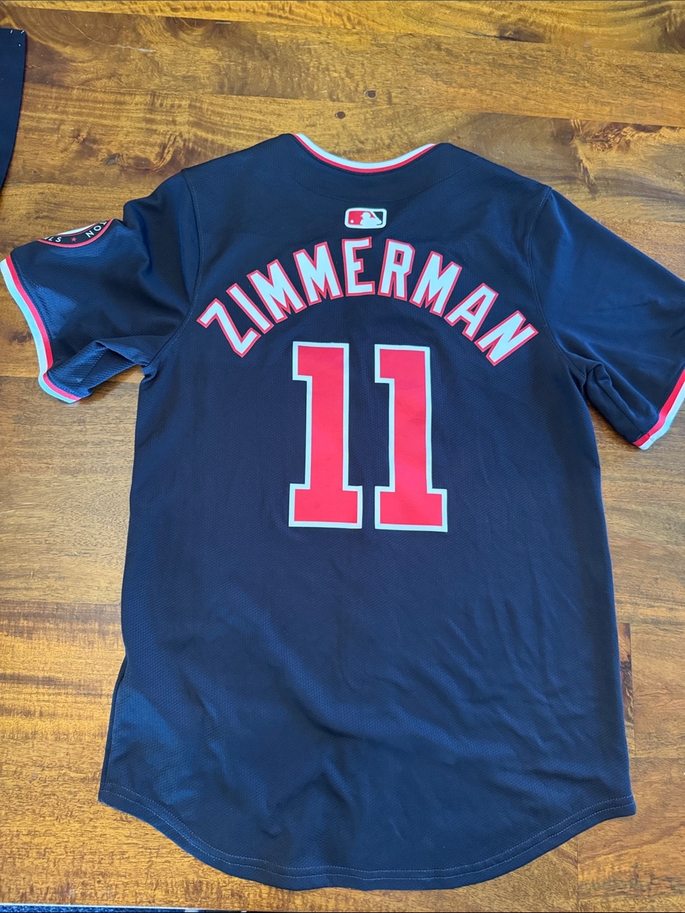 MLB Nationals Red, White & Blue official Zimmerman #11 Jersey adult size small